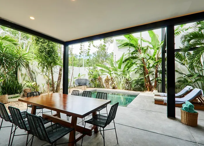 Casa Aventura Secluded Oasis 24h Security Near Sandy Beaches Pousada Tulum